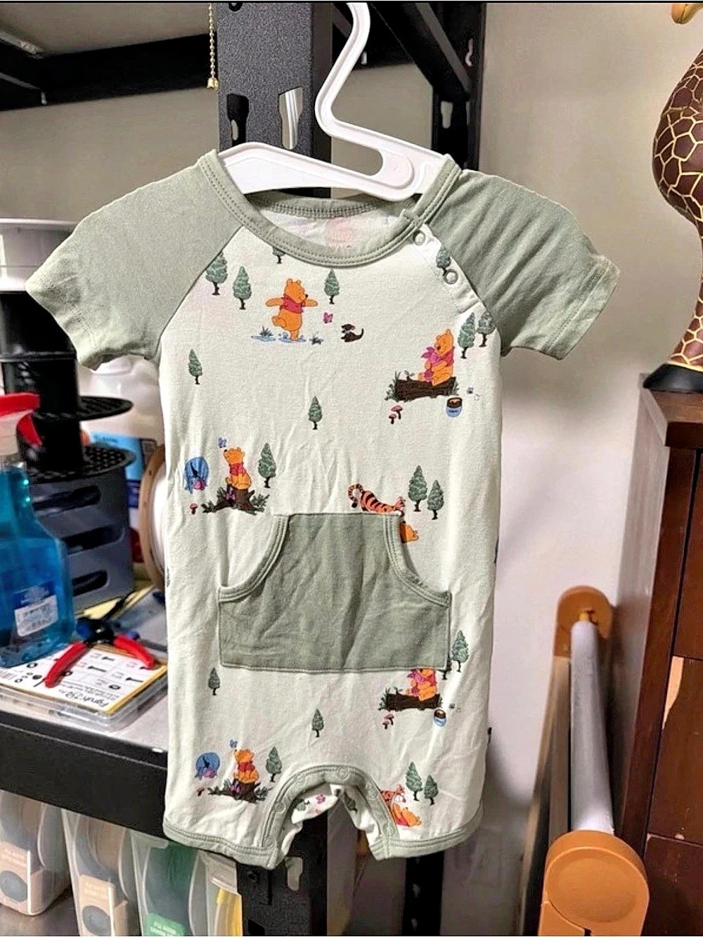 Kyte Baby Shortall Pocket Romper Disney Pooh 18-24m